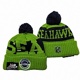 Seattle Seahawks Team Logo Knit Hat YD (13),baseball caps,new era cap wholesale,wholesale hats